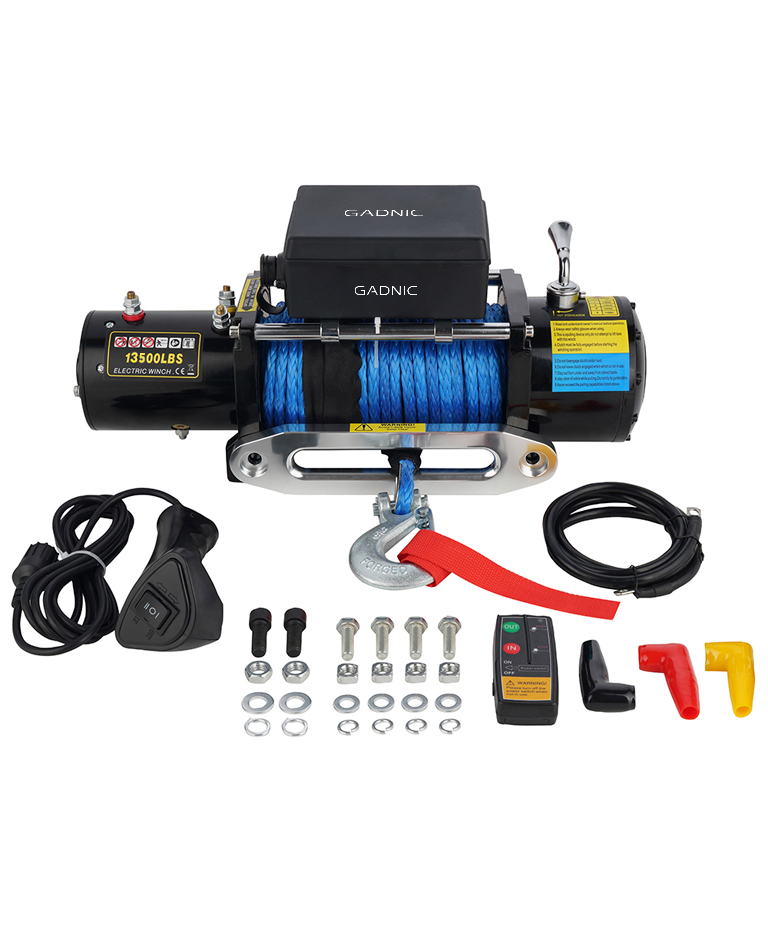 Malacate Eléctrico Gadnic 13500 LB 6136 Kg Control Remoto Motor 5000W - Imagen 7