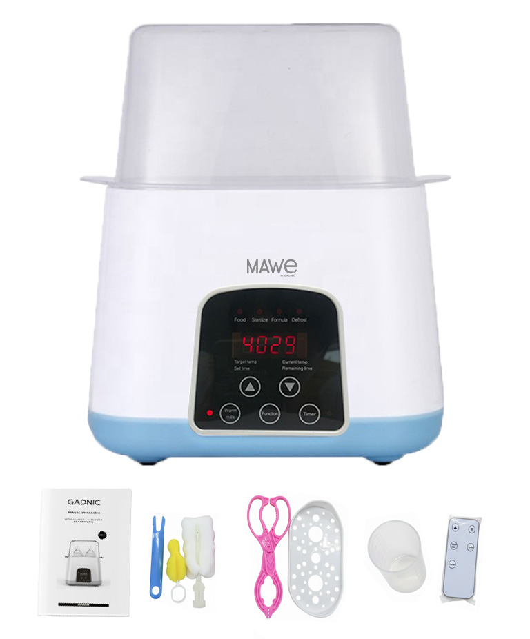 Esterilizador de Biberones Mawe By Gadnic Con Calentador Rápido - Imagen 7