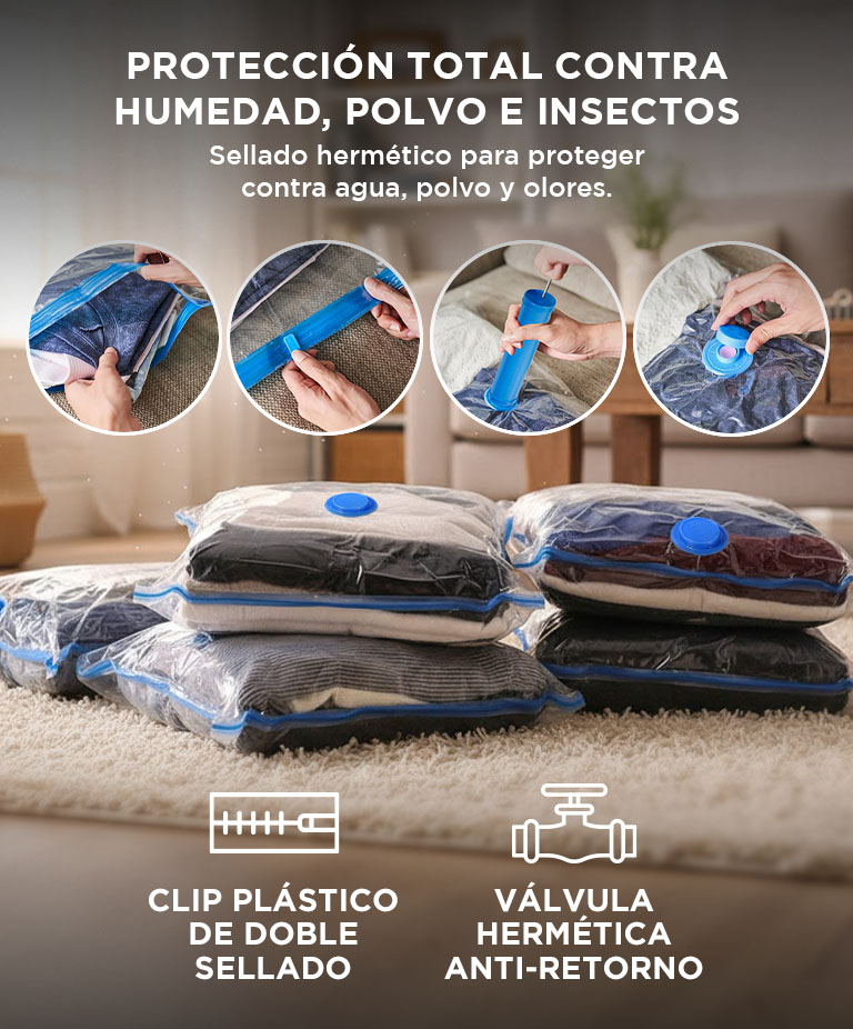 Kit Completo Bolsas Al Vacio Gadnic Con Bomba Electrica Y 16 Bolsas Multitamaño - Imagen 5