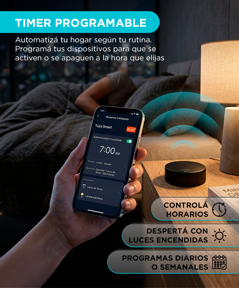 Control Remoto Inteligente Gadnic WiFi Infrarrojo Control Por Voz Alexa Y Google Assistant App Tuya Smart IR RF - Imagen 5