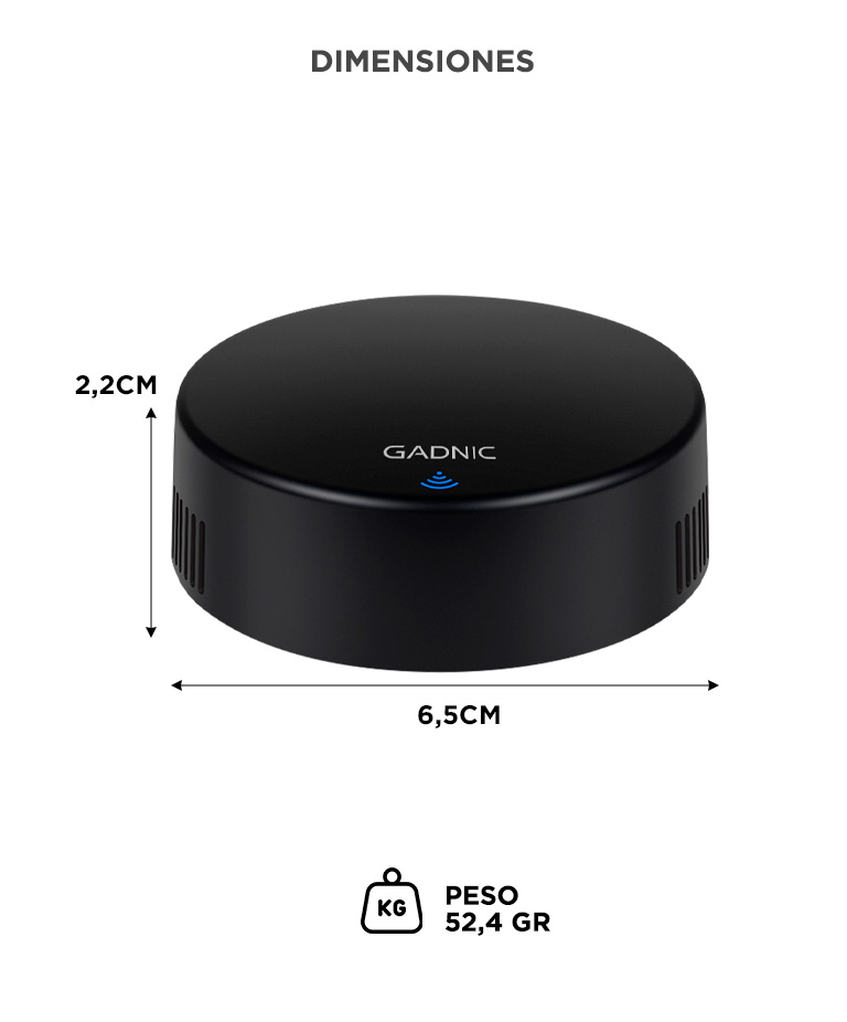 Control Remoto Inteligente Gadnic WiFi Infrarrojo Control Por Voz Alexa Y Google Assistant App Tuya Smart IR RF - Imagen 6