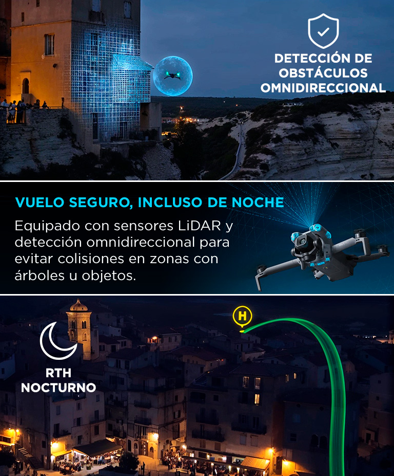 Drone DJI Mini 5 Pro Combo Vuela Más Control Remoto RC-N3, Cámara 50 MP, Video 4K, Sensor CMOS De 1”, Estabilización De 3 Ejes - Imagen 5