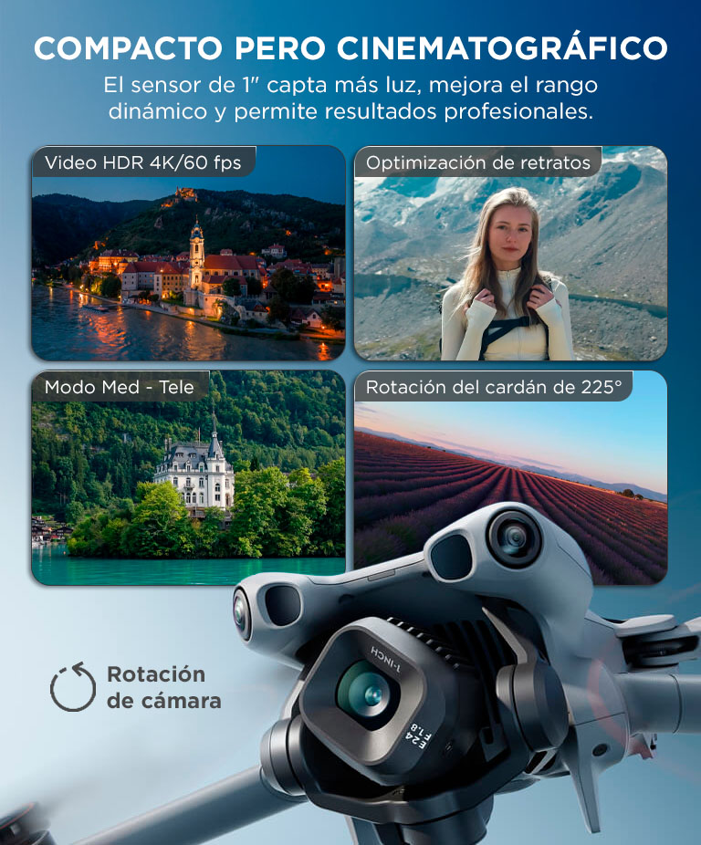 Dron DJI Mini 5 Pro Combo Vuela Más Plus Control Remoto RC 2 - Imagen 3