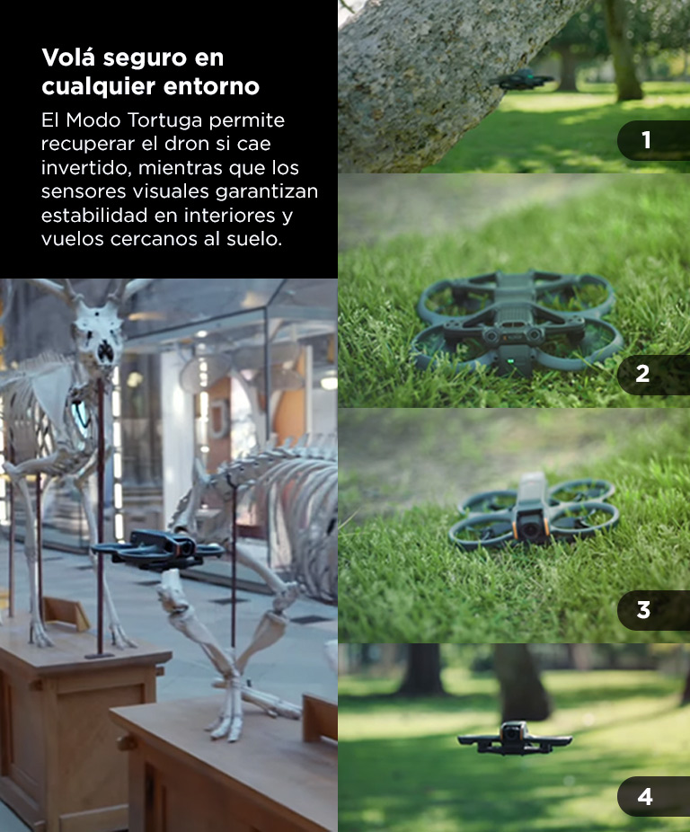 Drone DJI Avata 2 Gafas Goggles N3 Combo Vuela Inteligente - Imagen 5