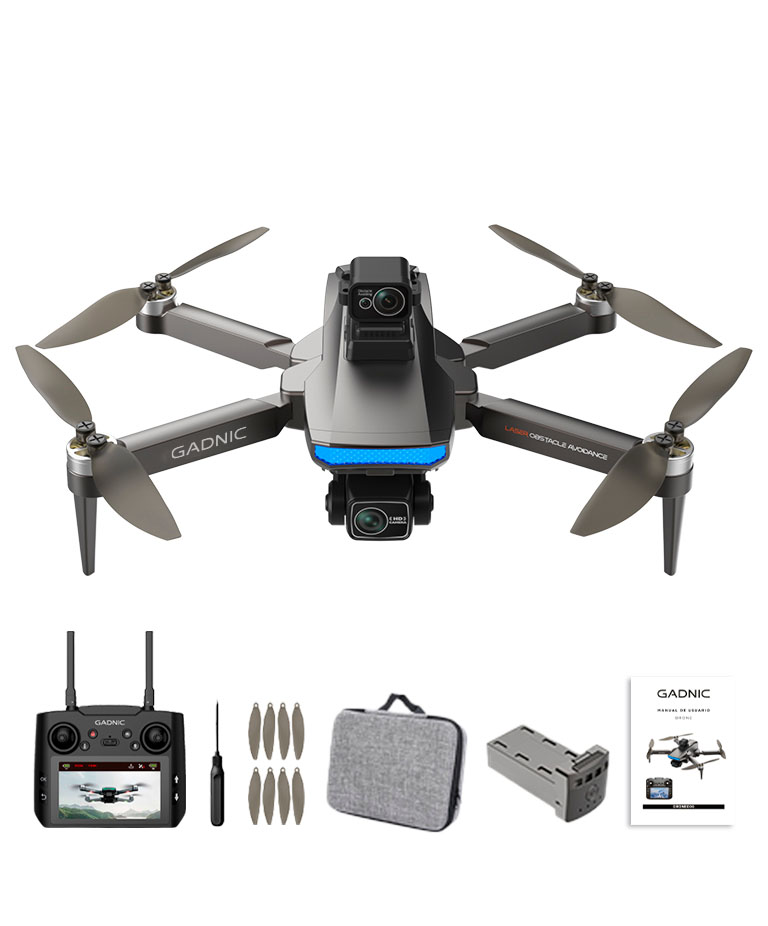 Drone Teledirigido Gadnic Drone006 4K GPS 3 Ejes Laser Anticolision 3000mAh 25 Min Pantalla 45 - Imagen 7