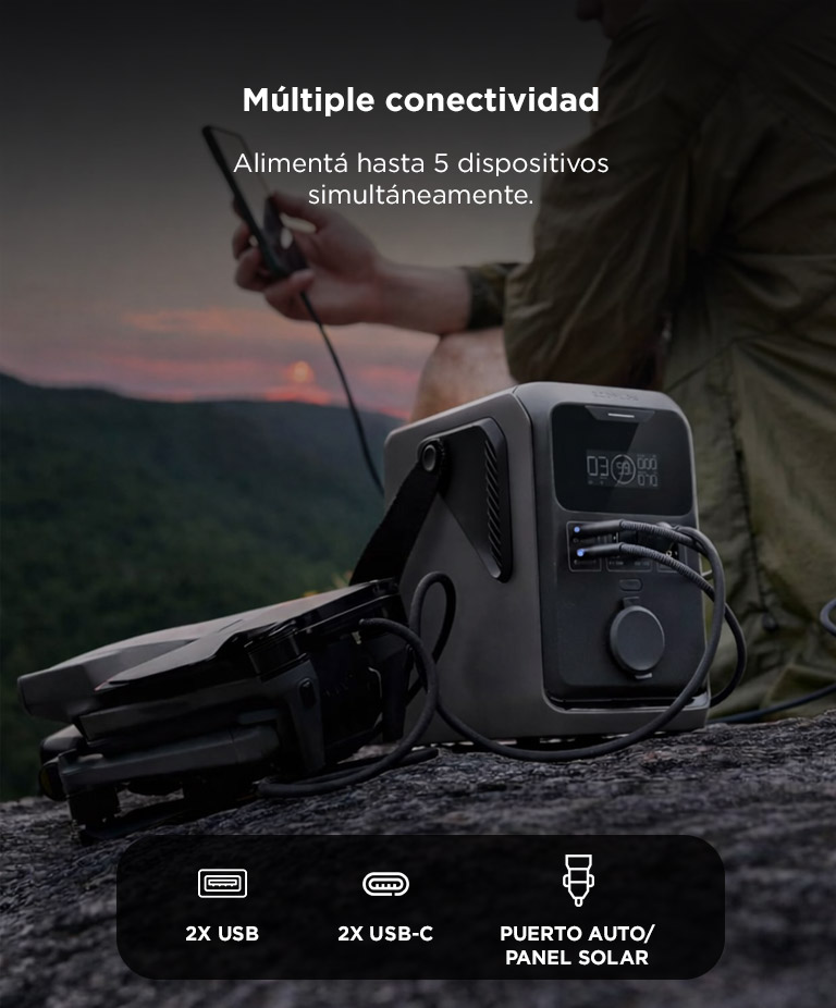 Powerbank Bateria Generador Ecoflow Trail 300 300w 288Wh Portatil Solar - Imagen 5