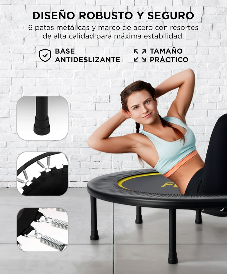 Trampolín Force By Gadnic 120 kg Gimnasio Entrenamiento - Imagen 3