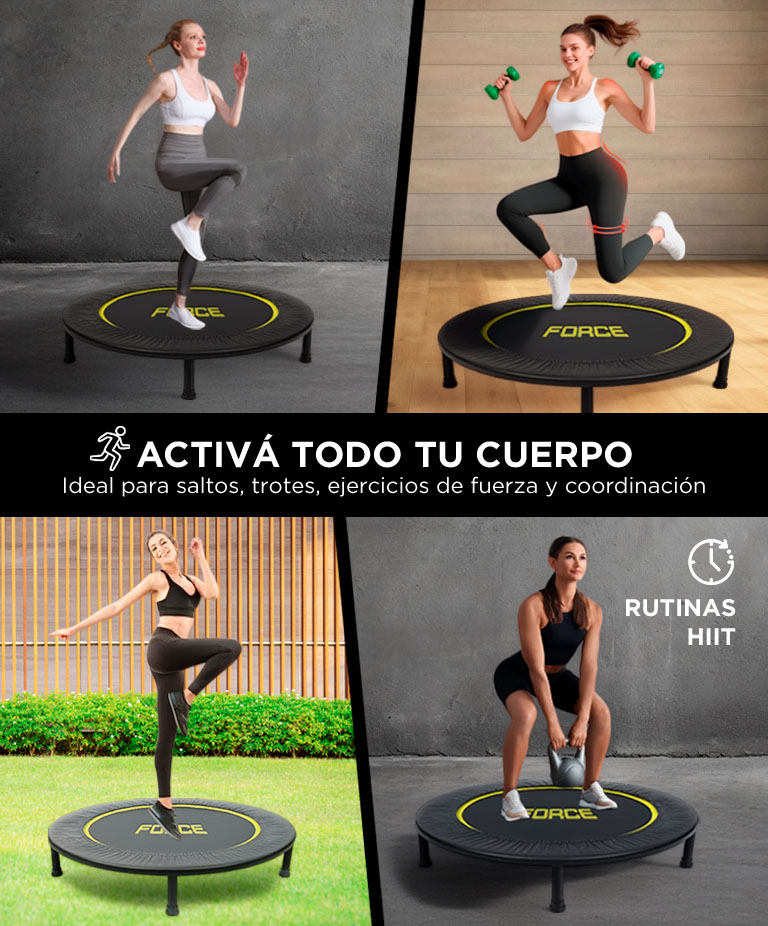 Trampolín Force By Gadnic 120 kg Gimnasio Entrenamiento - Imagen 5