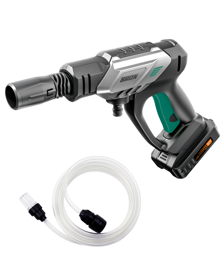 Pistola Hidrolavadora Bron by Gadnic 200W 20V 25 bar 362 PSI IPX5 Alta Presion Electrica Portatil - Imagen 5