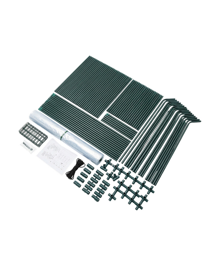 Invernadero Gadnic 12 Estantes Estructura Acero Cobertura PVC UV Indoor Outdoor Puerta Enrollable 215x143x195cm Cultivo - Imagen 7