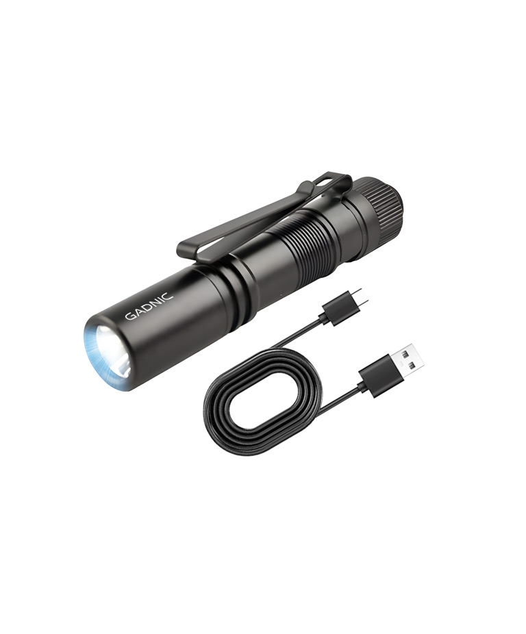 Linterna Recargable Gadnic Ultra Liviana Aluminio - Imagen 5