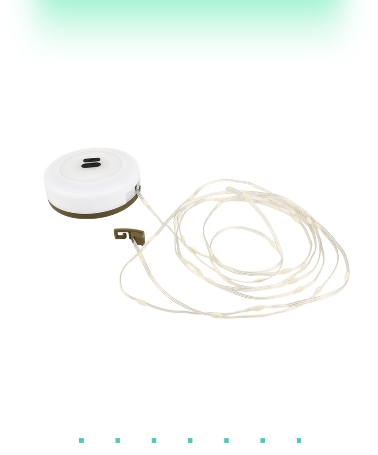 Linterna Gadnic Camping Recargable Conexion Tipo C 220 Lumenes Guirnalda LED 5.8 Metros RGB IP44 Bateria 1800 mAh - Imagen 5