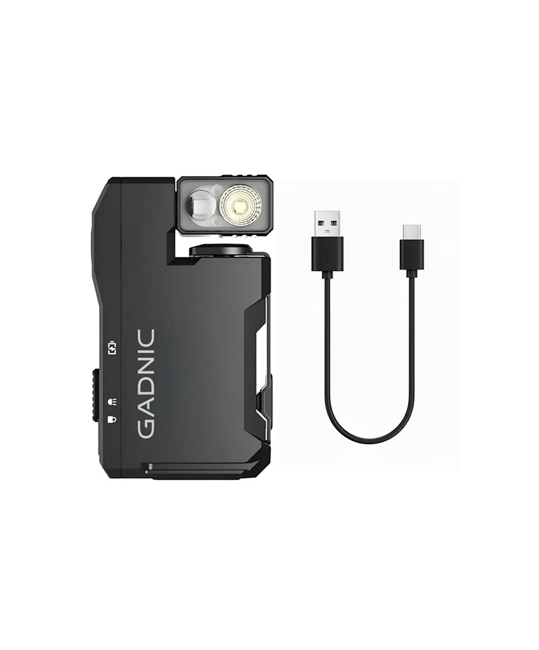 Linterna Recargable Gadnic CS Q001 Compacta RGB 6500K 2W USB C Clip - Imagen 7