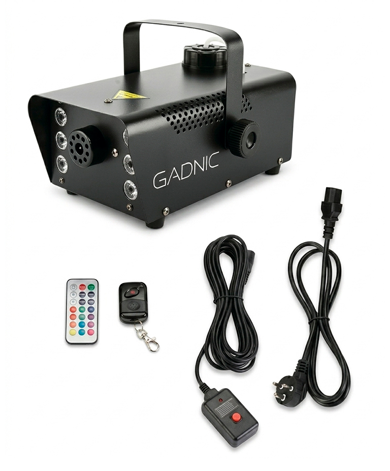 Mini Maquina de Humo Gadnic Portatil Con Luz LEDS - Imagen 7