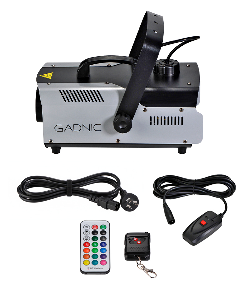 Maquina De Humo Gadnic 900W Inalambrica RGB Control Remoto Portatil - Imagen 7