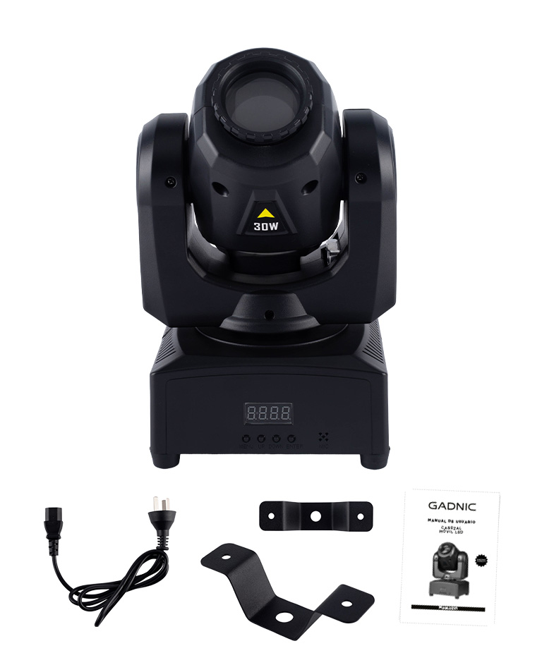 Luz LED Para DJ Gadnic Cabezal Móvil 30W Bid Dipper 220v - Imagen 7