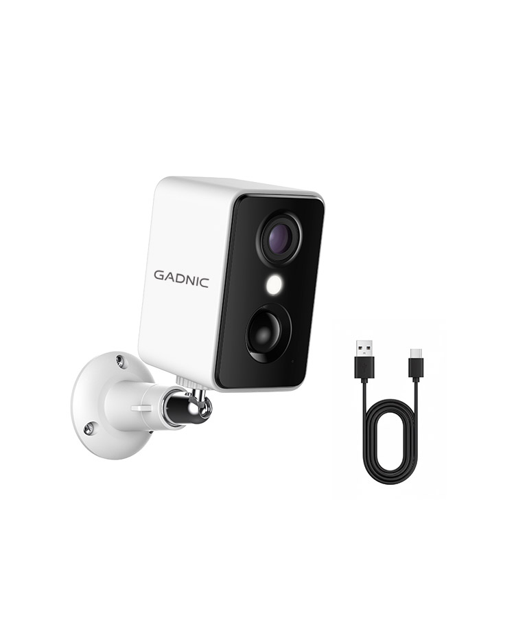 Camara Seguridad Gadnic Wifi Bateria Recargable 3MP Super HD Gran Angular Exterior Vision Nocturna Audio Bidireccional - Imagen 7