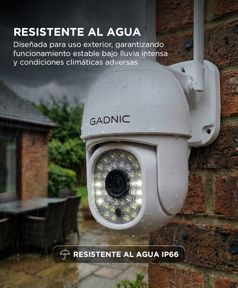 Cámara de Seguridad Gadnic DM200W-Pro Exterior Domo Full HD Visión Nocturna Color 36 Leds - Imagen 5