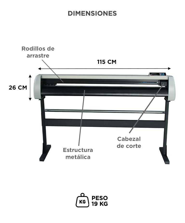 Plotter de Corte Gadnic 88 Cm - Imagen 6