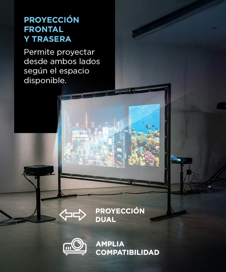 Pantalla Proyector Gadnic 120 Pulgadas Portátil Formato 169 - Imagen 4