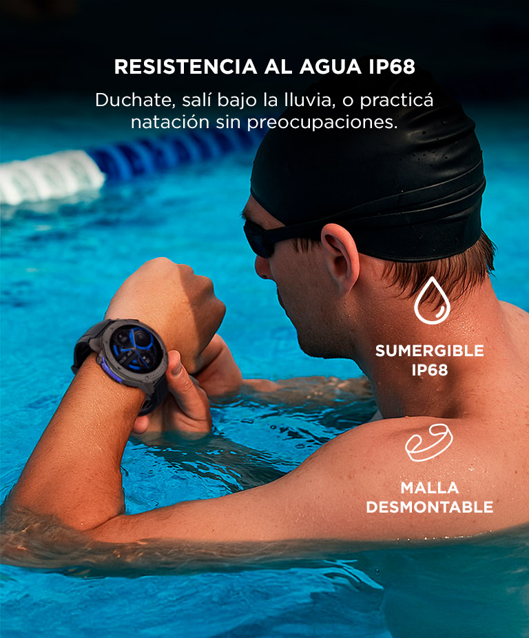 Reloj Inteligente Táctico Gadnic R231 resistente al Agua Deportivo GPS - Imagen 4