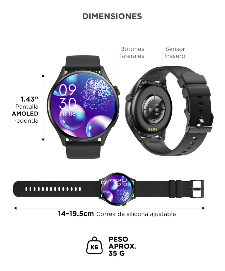 Smartwatch Gadnic V35 Pro Pantalla Amoled - Imagen 6