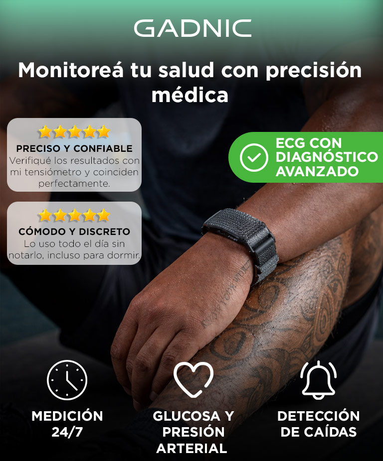 Pulsera Inteligente Smartband Gadnic VITRO 1ATM Monitoreo de Salud - Imagen 2