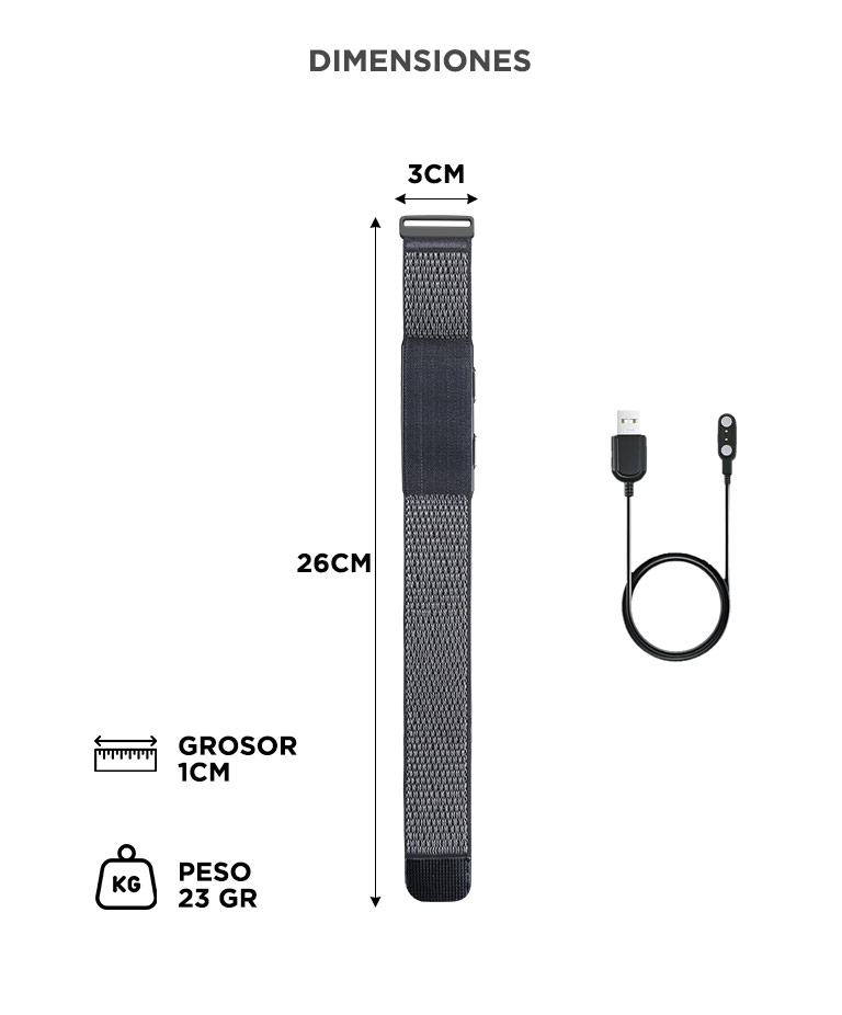 Pulsera Inteligente Smartband Gadnic VITRO 1ATM Monitoreo de Salud - Imagen 7