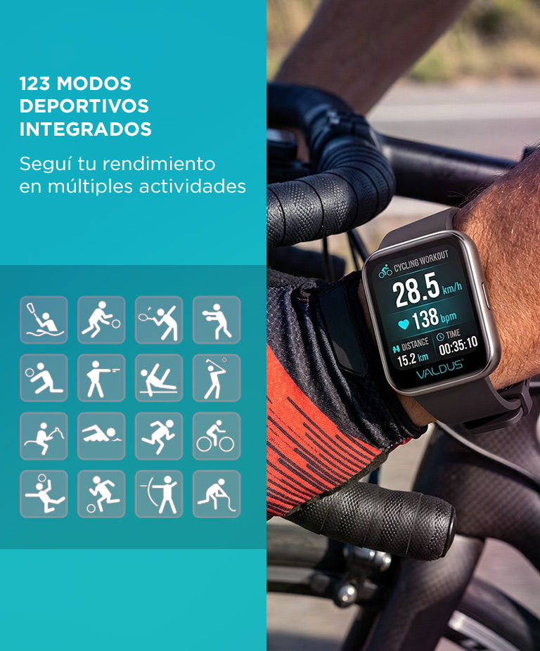 SmartBand Gadnic VS13 Llamadas 123 Modos Deportivos IP68 - Imagen 6