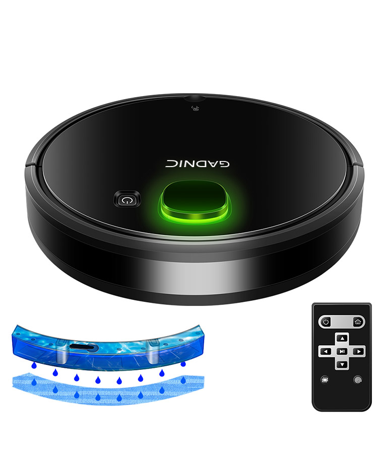 Aspiradora Robot Gadnic Potente Succión Sensor Anti Caídas Filtro HEPA Lavable Depósito Extraíble - Imagen 7