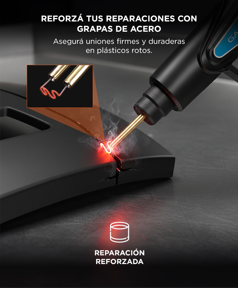 Pistola Soldadora de Plástico Gadnic Reparacion Paragolpes Plásticos - Imagen 3