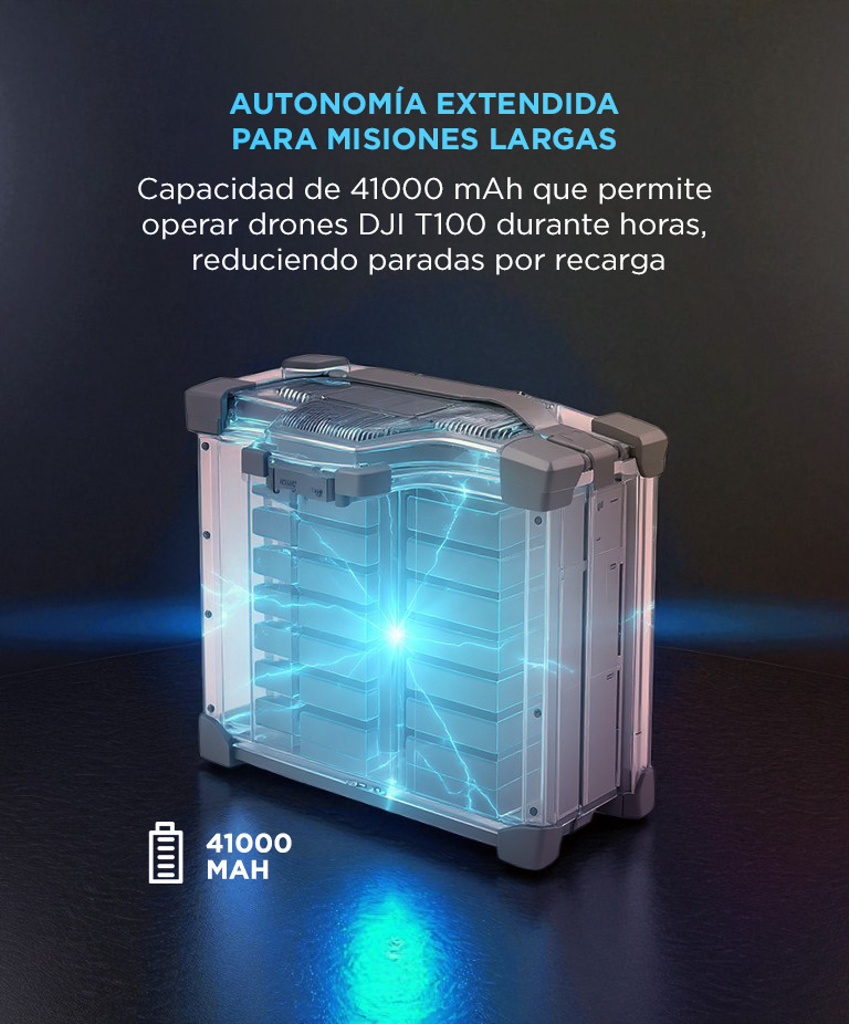 Kit Dron DJI Agras T100 3 Baterias Generador Inverter D14000iEP Multifuncional - Imagen 6