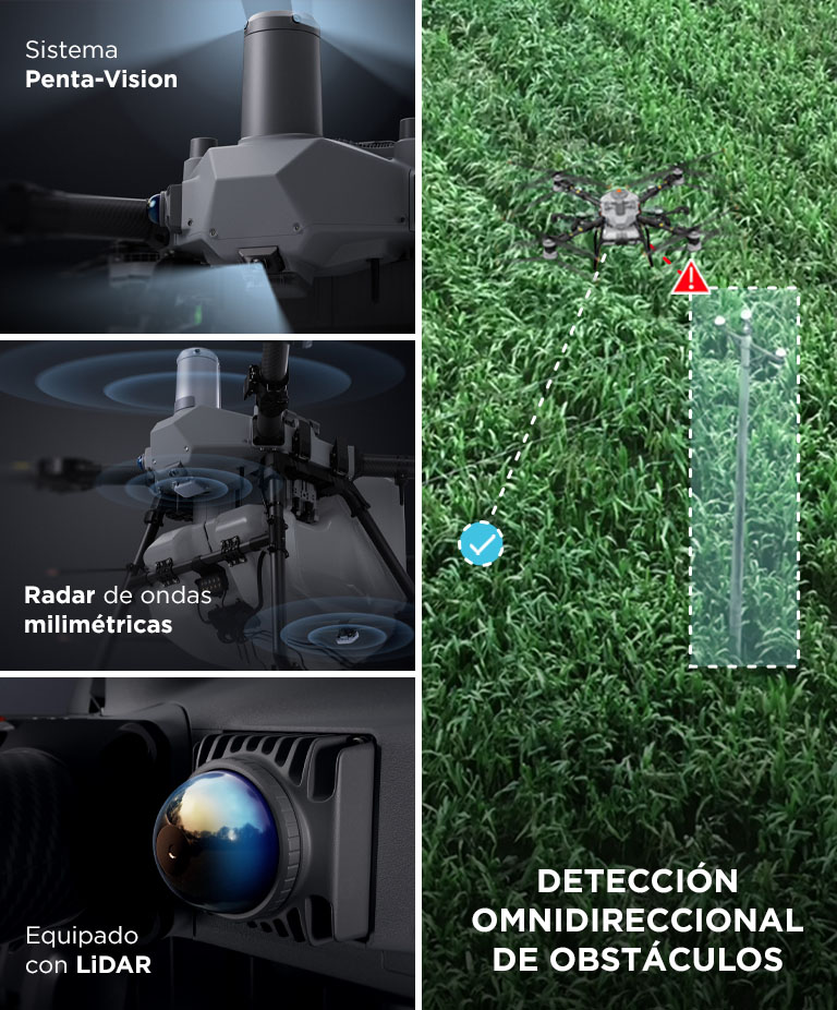 Kit Dron DJI Agras T100 3 Baterias Generador Inverter D14000iEP Multifuncional - Imagen 5