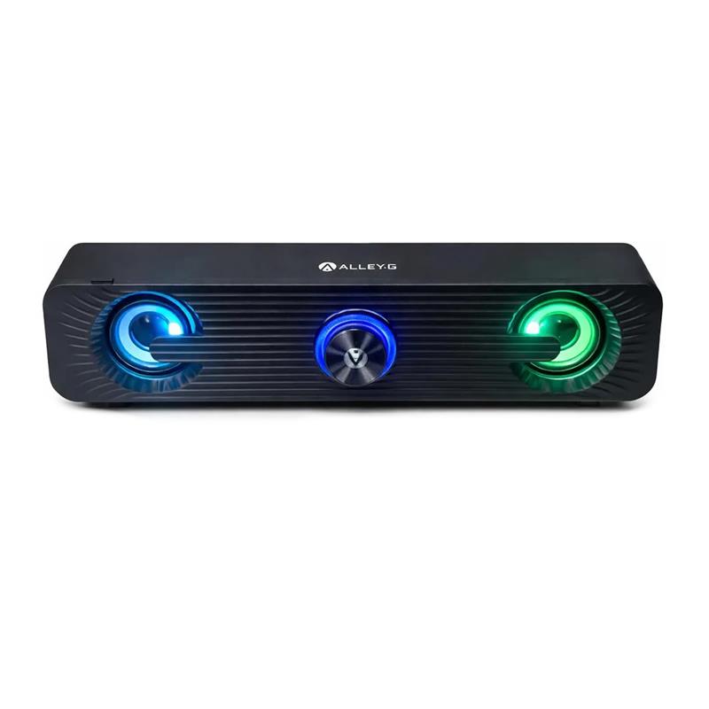 AlleyG Parlante Soundbar BLIZ 6W RMS 3.5mm RGB USB