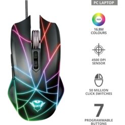 Mouse Gamer Ture RGB Led GXT160X TRUST