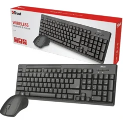 Kit Teclado + Mouse Trust Ziva Wireless Resistente Combo TRUST