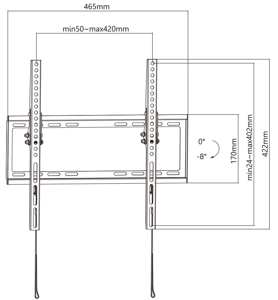 Soporte inclinable para TVS planos IT-T4E - Imagen 8