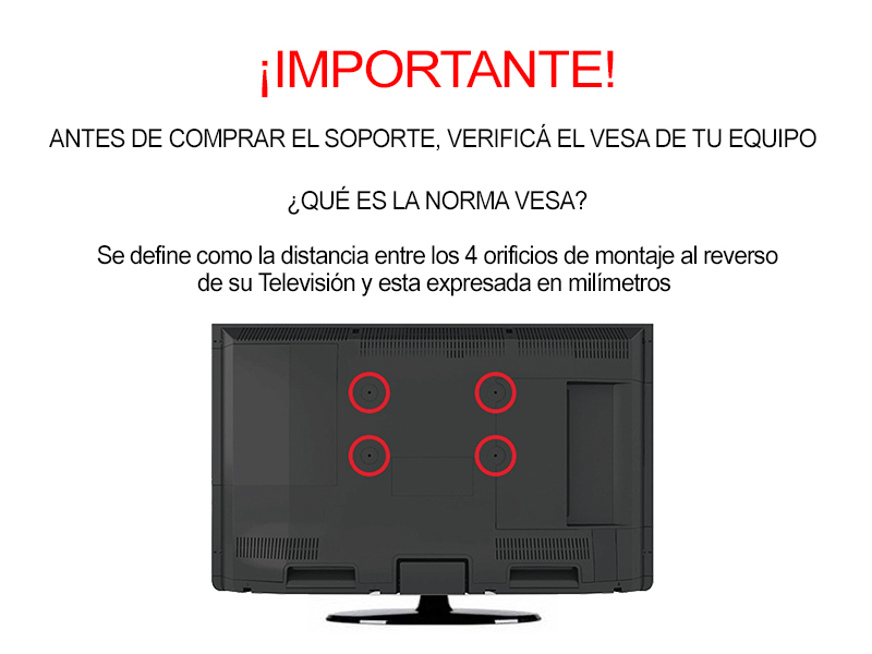 Soporte inclinable para TVS planos IT-T4E - Imagen 9