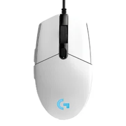 Mouse c/Cable Logitech G203 Blanco