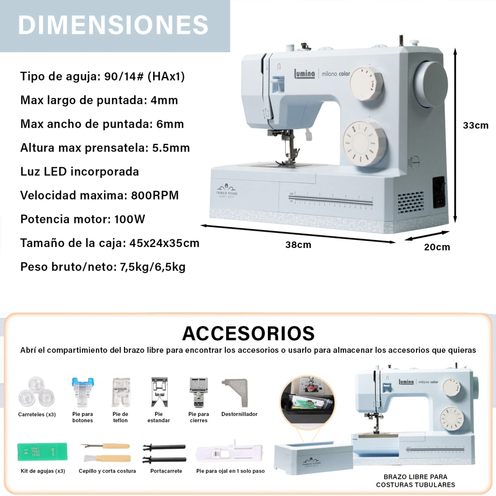 Lumina Milano Color Celeste - Imagen 9