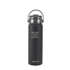 Botella térmica Waterdog Akwa - 750 ml - Grabado Personalizado - Dark Graphite