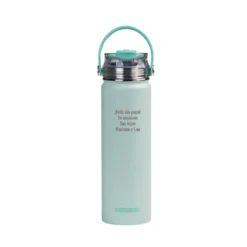 Botella térmica Waterdog Akwa - 750 ml - Grabado Personalizado - Green Salvia