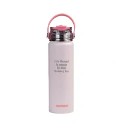 Botella térmica Waterdog Akwa - 650 ml - Grabado Personalizado - Rosa