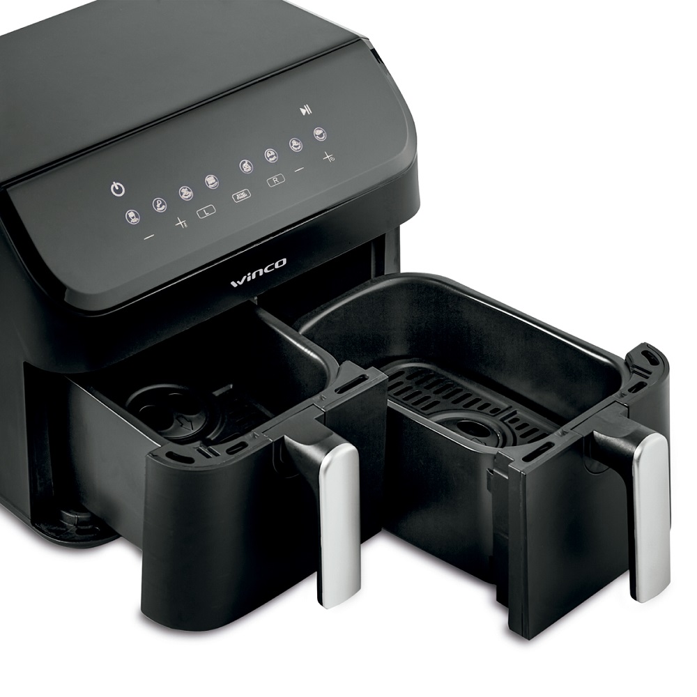 W139 Freidora Dual por Aire sin Aceite 9 L WINCO - Imagen 2