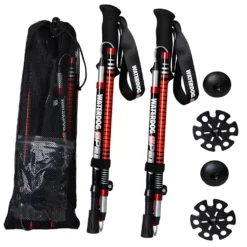 Bastón telescópico Waterdog para Carreras de Trail 5 tramos