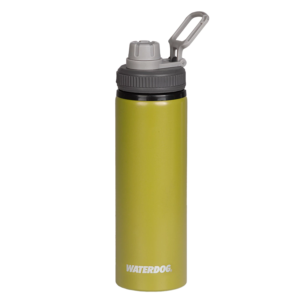 Botella aluminio Waterdog Tongo - 750 ml - Verde oliva
