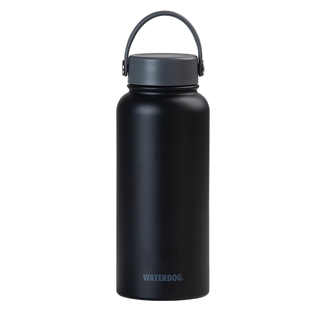 Botella térmica Waterdog Lake - 950 ml - Negro
