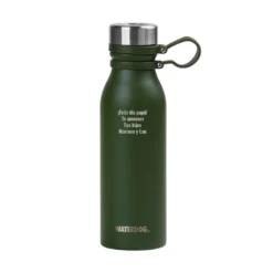 Botella térmica Waterdog Buho - 600 ml - Grabado Personalizado - Verde
