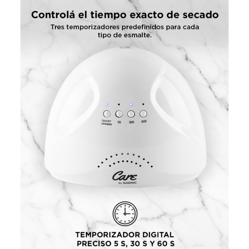 Cabina Para Uñas Gadnic Ledsun Uv 48w Uso Profesional - Imagen 4