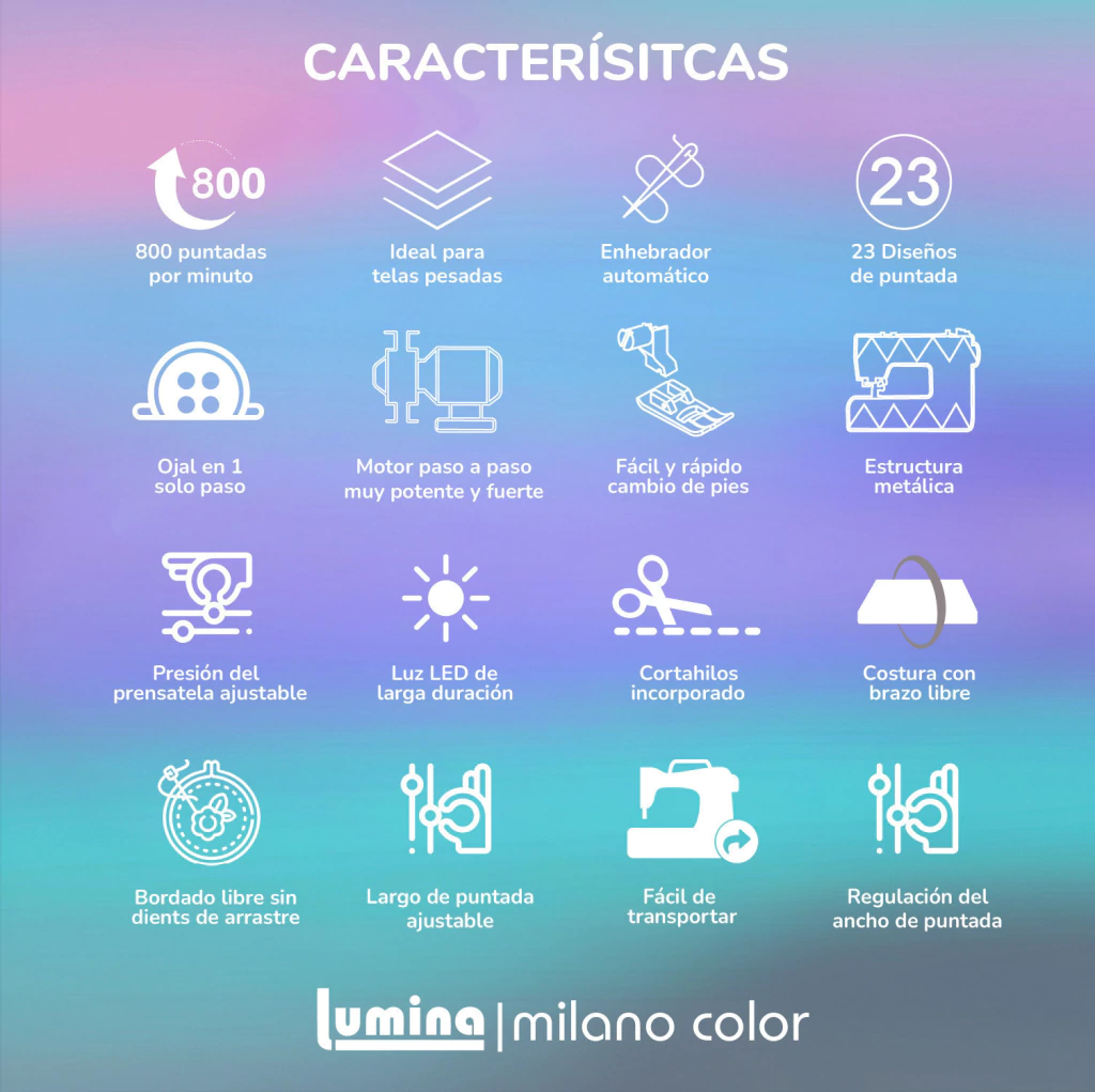 Lumina Milano Color Rosa - Imagen 7